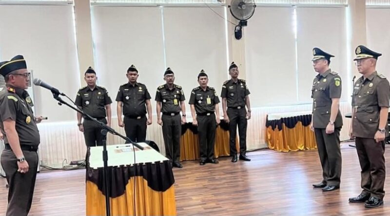 Sertijab Kasi Intel Kejari Tanggamus, Selasa 7 Januari 2025.