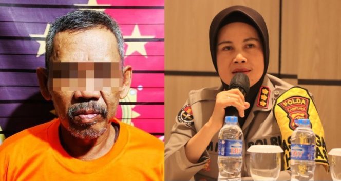 
 Kolase foto tersangka yang ditangkap polisi dan Kabid Humas Polda Kombes Umi Fadillah.