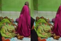 IRT Pembunuh Bayi Lampung Timur saat pertama kali diselamatkan keluarganya, Sabtu 11 Januari 2025 | Dok. Istimewa.