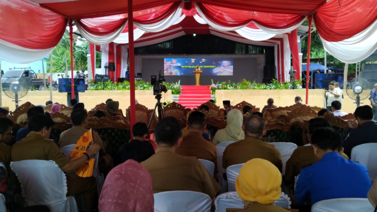 Persiapan Peresmian Taman Soekarno, Kota Agung, Tanggamus, Senin 3 Februari 2025 | Herdi/Media Prioritastv.com.