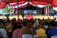 Persiapan Peresmian Taman Soekarno, Kota Agung, Tanggamus, Senin 3 Februari 2025 | Herdi/Media Prioritastv.com.