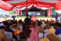 
Pj Bupati Tanggamus Mulyadi Irsan saat menyampaikan capaian kinerjanya dalam rangkaian peresmian Taman Seokarno, Kota Agung, Senin 3 Februari 2025 | Herdi/Media Prioritastv.com.
