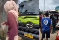Kolase foto saat warga pertama kali menemukan korban didalam toilet, mobil yang dibawah korban dan polisi saat evakuasi menggunakan ambulance, Rabu 5 Februari 2025 | Tangkapan Layar Vidoe.