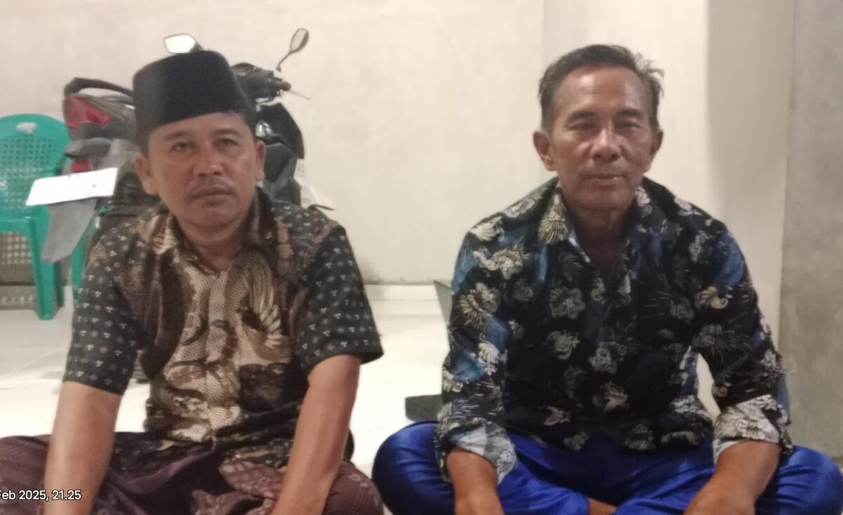 Dua saksi atas kasus dugaan pencabulan oleh Kakon Tegineneng, Limau, Tanggamus saat memberikan keterangan, Selasa 4 Februari 2025.