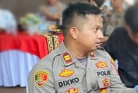 Kapolsek Penengahan, Iptu Dixko Romadi Alfansyah Subing.