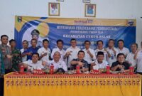 Foto bersama usai pelaksanaan Musrenbang RKPD 2026 Kecamatan Cukuh Balak, Rabu 12 Februari 2025.