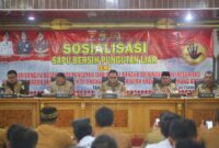 Sosialisasi Saber Pungli Pemkab Lampung Barat, Selasa 25 Februari 2025 | Dok. Kominfo Lambar.