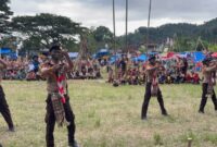 Salah satu atraksi yang dilaksanakan oleh Pramuka SMK PGRI 1 Kota Agung di perkemahan songsong ramadhan III SMK se Tanggamus di Pekon Ampai, Limau tanggal 21 - 23 Februari 2025 | Dok. SMK PGRI 1 Kota Agung.