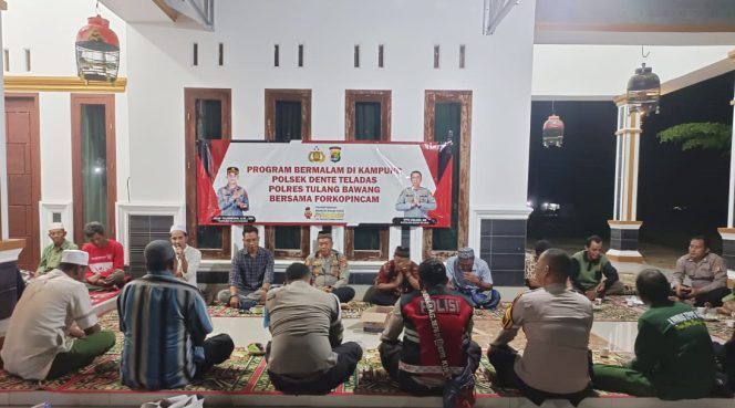 
 Lewat Program Bermalam di Kampung, Iptu Zulian Ajak Masyarakat Berantas Narkoba dan Judi Online