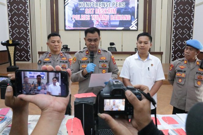 
					Satreskrim Polres Tulang Bawang Ringkus Belasan Pelaku Tindak Pidana Dalam Dua Pekan, Berikut Rinciannya