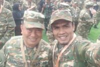 Bupati Tanggamus Moh. Saleh Asnawi dan Wabup Agus Suranto saat foto selfi di Lembah Tidar, Magelang, Kamis 27 Februari 2025 | Dok. Wabup Agus Suranto.
