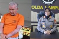 Kolase foto tersangka pencurian yang ditangkap polisi dan Kabid Humas Polda Lampung, Kombes Yuni Iswandari Yuyun.