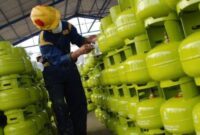 Pemeriksaan Gas LPG di salah satu SPBE di Tanggamus.