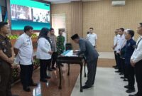 Penandatangan Hasil Musrenbang RKPD 2026 Kabupaten Pringsewu, Rabu 19 Maret 2025 | Samuel/Media Prioritastv.com.