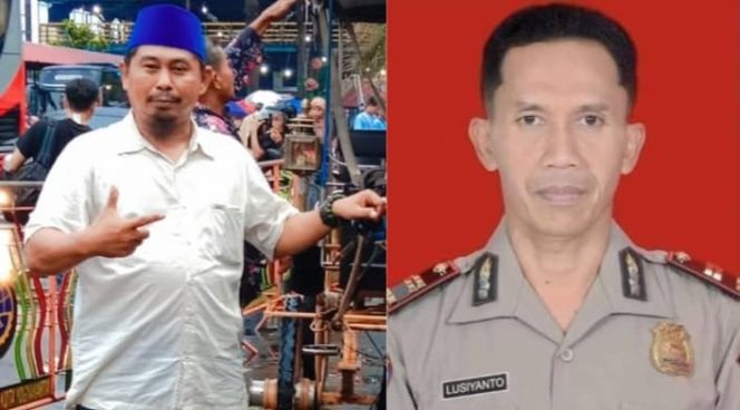 Kolase foto Tokoh Kelumbayan Tanggamus, Muzani dan AKP Anumerta Lusiyanto | Dok. Istimewa.