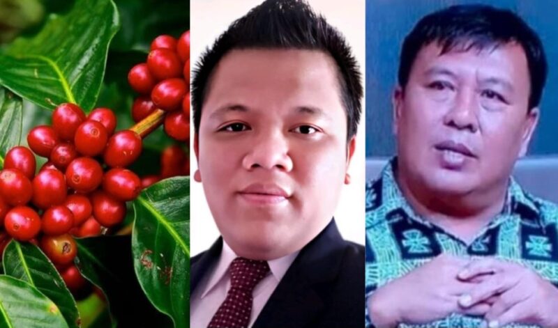 Kolase foto ilustrasi buah kopi hasil di tanah TNBBS dan Founder Masyarakat Independent GERMASI, Ridwan Maulana serta aktivis lingkungan dari Lembaga Konservasi 21, Ir. Edy Karizal | Dok. Istimewa.