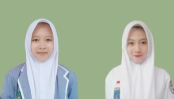 Dua Pelajar Berprestasi asal MAN 1Tanggamus | Dok. MAN 1 Tanggamus.
