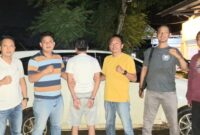 Tersangka MN setelah ditangkap lantaran membacok pacarnya usai diputuskan hubungan, Kamis 4 April.2025 | Dok. Humas Polres Lampung Timur.