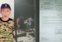 Kolase foto Aliyan semasa hidup dan tertangkap kamera warga saat jasadnya hendak dibuang serta surat pemberitahuan kepolisian | Dok. Istimewa.