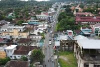 Pantauan Udara Arus Balik Pemudik yang melintasi Jalan Lintas Barat, Gisting, Sabtu 5 April 2025 | Media Prioritastv.com.