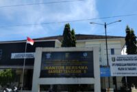 Gedung Kantor Bersama Samsat Kota Agung, dokumentasi Senin 7 April 2025 | Herdi/Media Prioritastv.com.