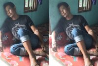 Supri Maholik paska gigitan ular berbisa ketiga dikunjungi di kediamannya, Senin 7 April 2025 | Herdi/Media Prioritastv.com.