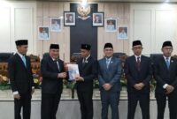 Penyerahan LKPJ Bupati Tanggamus TA 2024 dalam Rapat Paripurna Dewan Perwakilan Rakyat Daerah setempat,      Rabu, 9 April 2025 | Herdi/Media Prioritastv.com.