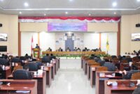 Rapat Paripurna DPRD Tanggamus dalam penyampaian 3 Ranperda Inisiatif Pemkab Tanggamus, Rabu 9 April 2025 | Herdi/Media Prioritastv.com.