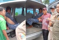 Kolase foto saat ODGJ tanpa identitas dimasukan ke dalam mobil ambulance yang akan membawanya ke
Yayasan Aulia Rahma Bandar Lampung, Jumat 11 April 2025 | Herdi/Media Prioritastv.com.
