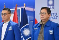 H. Tedi Kurniawan saat dilantik menjadi Wasekjen BPOK DPP PAN, Minggu 19 April 2025 | Ist.