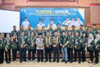 Foto bersama Pengurus BPC HIPMI Tanggamus 2023 - 2025 bersama jajarannya di Aula Serumpun Padi Gisting, Minggu 20 April 2025 | Mustar Arifin/Media Prioritastv.com.