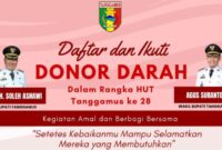 Flyer Donor Darah RSUD Batin Mangunang, Tanggamus | Dok. Ist.