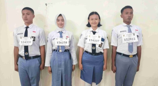 Empat Pelajar Terpilih Perwakilan ke Provinsi Paskibraka Tanggamus.