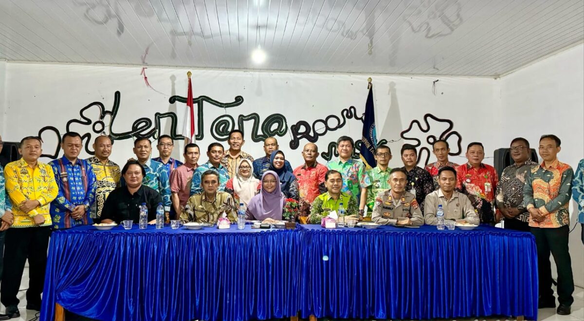 Foto bersama usai Rakor bersama BNNK Tanggamus di Lentana Garden, Gisting, Kamis 24 April 2025 | Dok. Humas Polres Tanggamus.