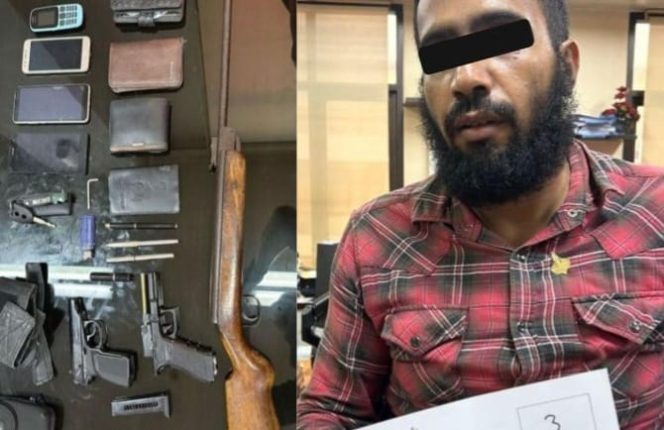 Kolase foto barang bukti yang berhasil disita polisi dan pengacara S yang ditetapkak tersangka | Dok. Polres Metro Jakarta Pusat.