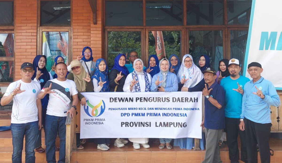 Foto bersama DPD PMKM PRIMA Lampung usai melaksanakan seremoni peringatan Harlah ke 5, Minggu 27 April 2025 | Dok. Ist.