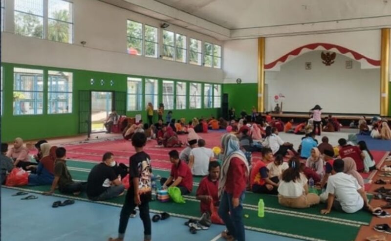 Kunjungan keluarga warga binaan Lapas Kota Agung, Tanggamus, Selasa 4 April 2025 | Dok. Lapas Kelas IIB Kota Agung.