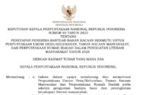 Penerima Bantuan Buku Tanggamus