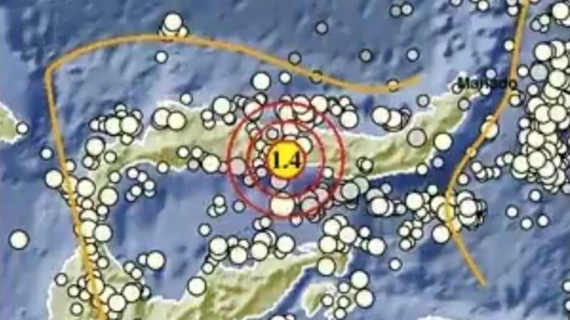 Gempa Laut Boalemo Gorontalo | Dok. BMKG.