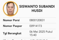 Data Subandi, Jamaah Haji Lampung Utara yang Meninggal di Tanah Suci.