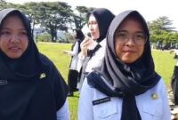 Putri Rizki Utami, CPNS TA 2025 yang saat memberikan keterangan usai resmi diangkat pada momet Hardiknas 2025, Jumat 2 Mei 2025 | Herdi/Media Prioritastv.com.