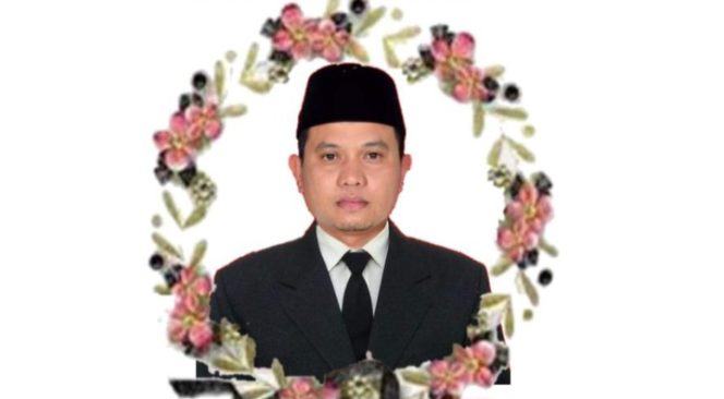 Flyer meninggalnya Dian Setiawan, Peratin (Kepala Desa) Way Haru Pesisir Barat, yang diterima, Jumat 2 Mei 2025 | Suroso/Media Prioritastv.com.
