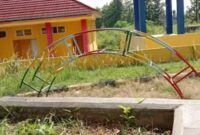 Pemandangan miris mangkraknya rest area Pugung, Tanggamus yang diabadikan Minggu 4 Mei 2025 | Dok.GMPDP Provinsi Lampung.