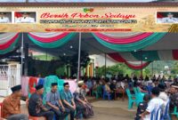 Pembukaan Bersih Desa di Pekon Sedayu, Semaka, Tanggamus dengan doa bersama, Senin 12 Mei 2025   | Edi Hidayat/Media Prioritastv.com.