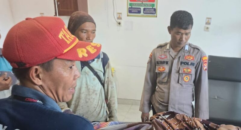Korban saat berada di Puskesmas Cukuh Balak, Tanggamus, Minggu 18 Mei 2025 | Dok. Humas Polres Tanggamus.