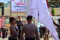 Upacara Harkitnas ke 117 Tahun 2025 di Polres Tanggamus, Selasa 20 Mei 2025 | Dok. Humas Polres Tanggamus.