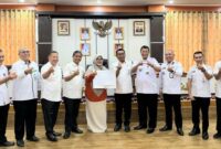 Foto bersama usai pembukaan Forum Satu Data Indonesia pada Rabu, 21 Mei 2025, bertempat di Ruang Rapat Utama Pemkab Tanggamus, Rabu 21 Mei 2025 | Herdi/Media Prioritastv.com.
