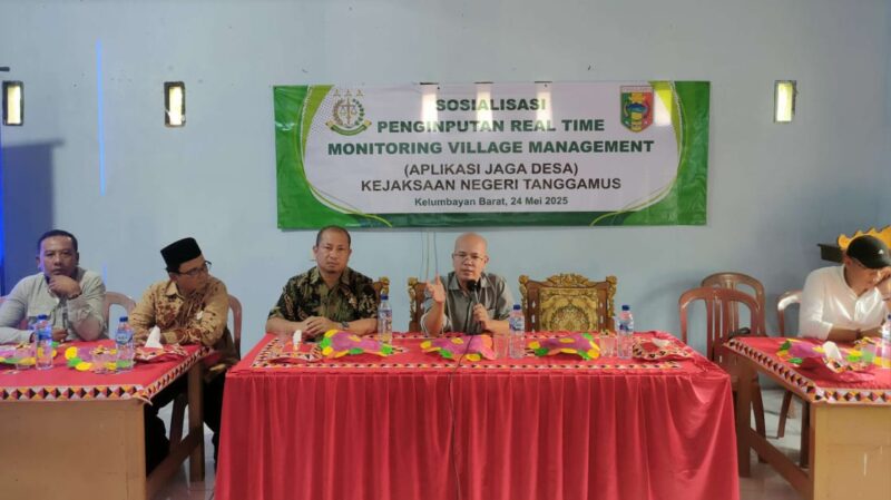 Sosialisasi Aplikasi Jaga Des di Balai Pekon Lengkukai Kecamatan Kelumbayan Barat, Sabtu 24 Mei 2025 |