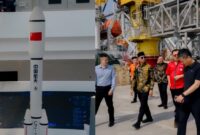 Kolase foto satelit dan saat Gubernur Lampung berkunjung ke Tiongkok, Jumat 30 Mei 2025 | Dok. Diskominfotik Pemprov Lampung.