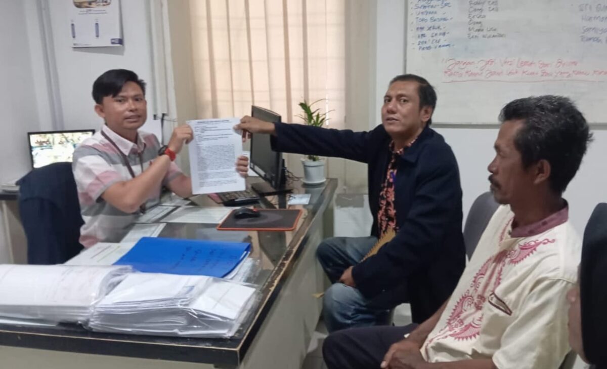 Penyerahan somasi kedua sekaligus yang terakhir kepada Bank Rakyat Indonesia (BRI) Kantor Cabang Pringsewu dan BRI Unit Wonosobo, Kabupaten Tanggamus.